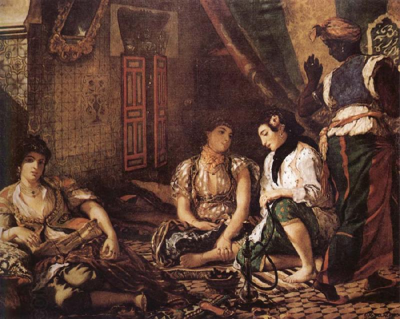 Eugene Delacroix Women of Aleigers China oil painting art